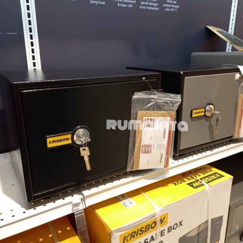Jual Krisbow fire safe brankas tahan api 42x35x30 cm Shopee Indonesia
