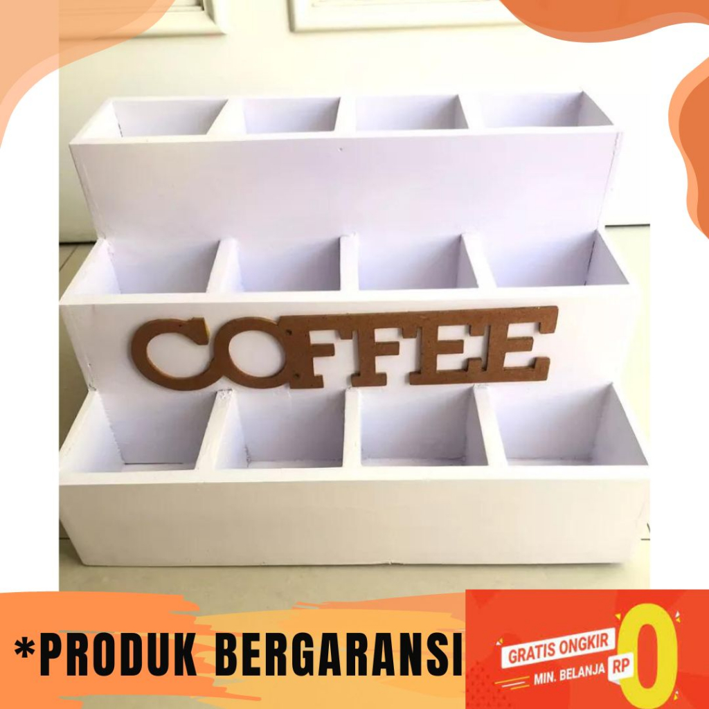Jual RAK KOPI SACHET COFFEE MINIMALIS 3 SUSUN | Shopee Indonesia