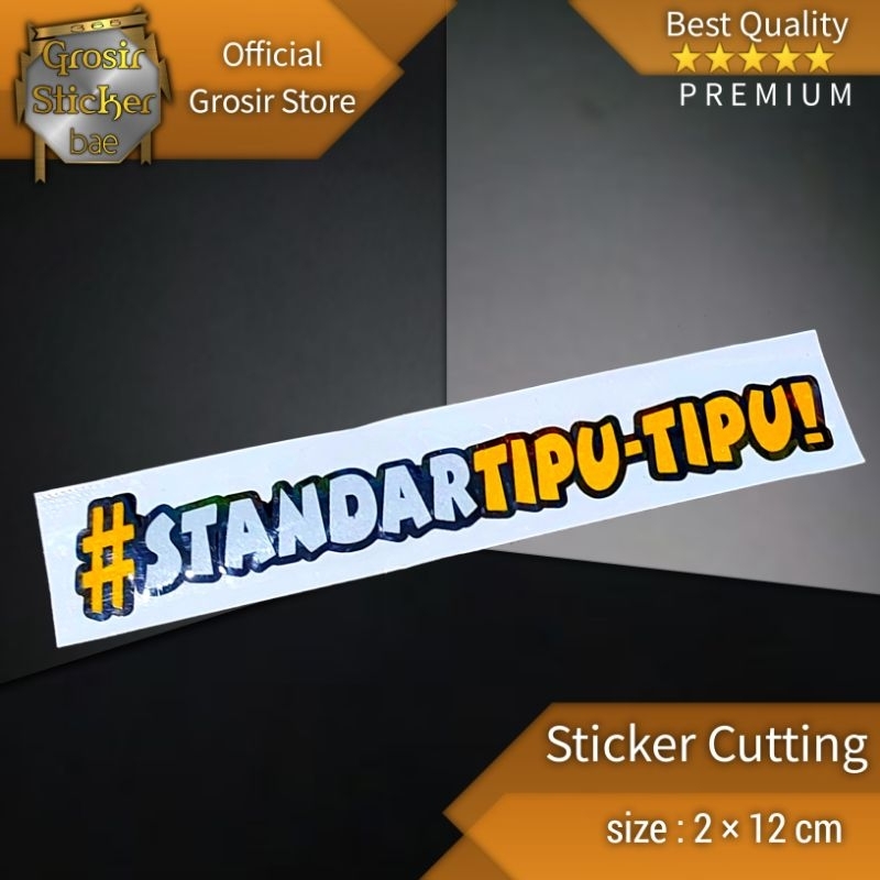 Jual Sticker Standar Tipu Tipu Cutting Harga Grosir Shopee Indonesia