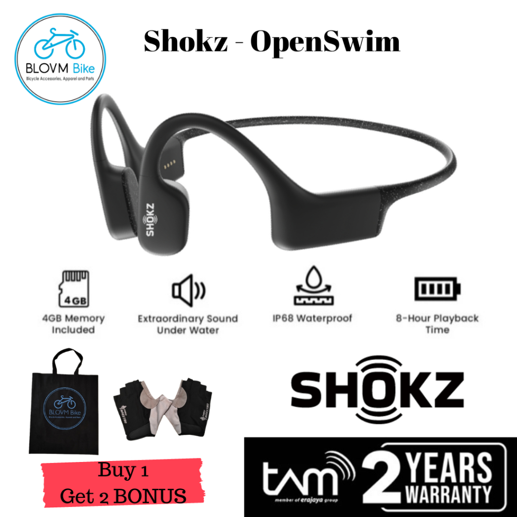 Jual Shokz OpenSwim Open Swim Earphone Wireless Air Buds Waterproof