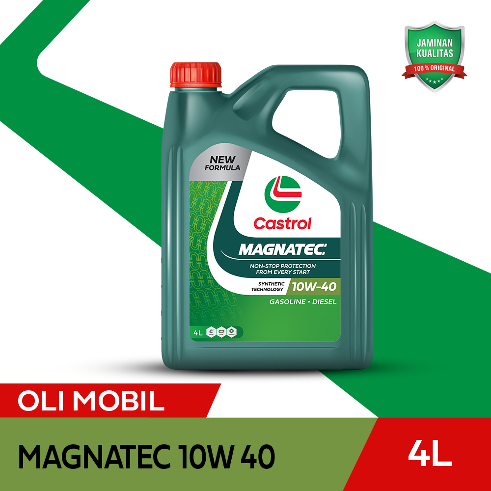 Jual Oli Mesin Mobil Castrol MAGNATEC 10W-40 (4L) | Shopee Indonesia