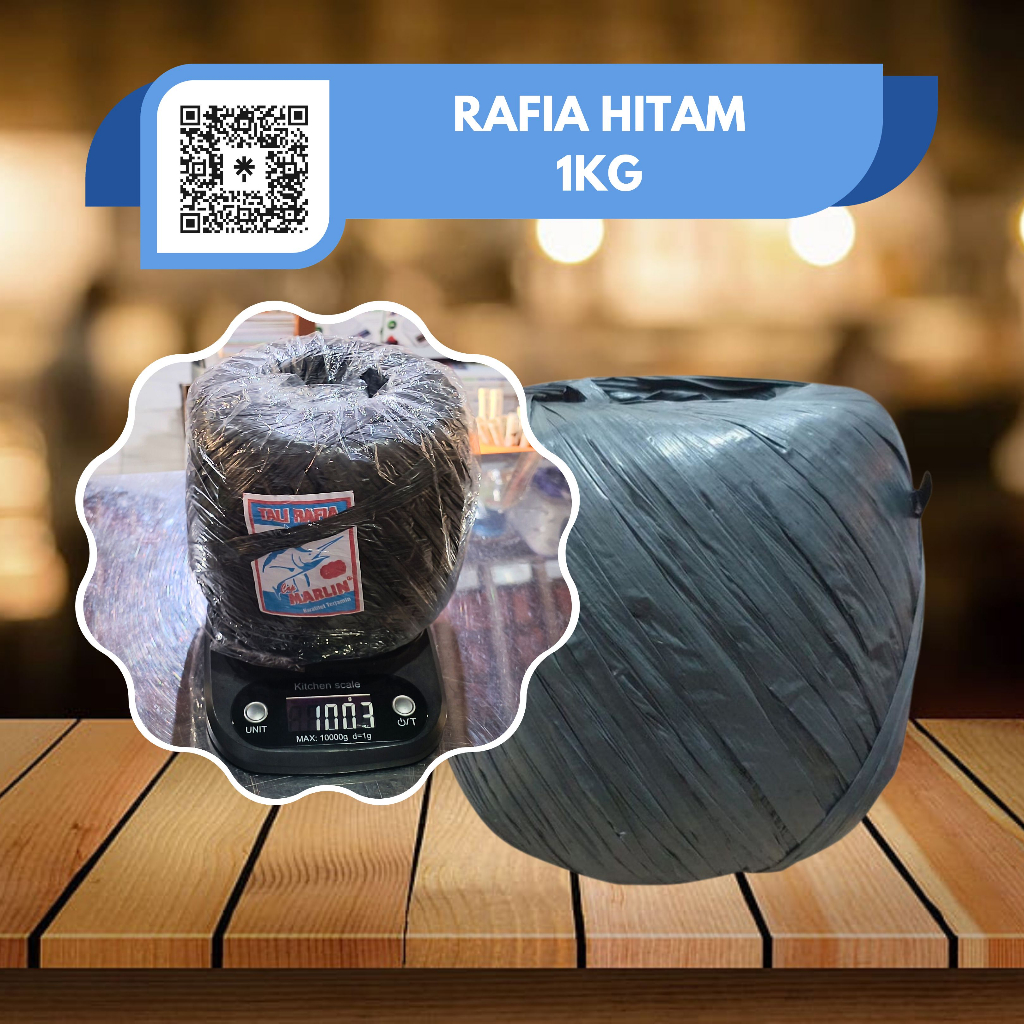 Jual Tali Rafia Kiloan Hitam Murah Ekonomis dan Kuat | Shopee Indonesia