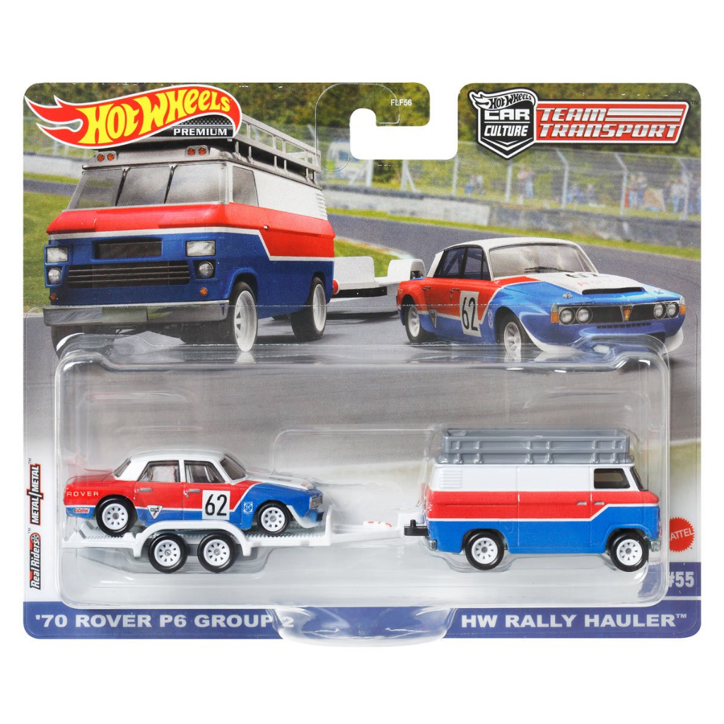 2023 チームトランスポートrover P6 Jual Hot Wheels Team Transport 70 Rover P6 Group HW Rally Hauler