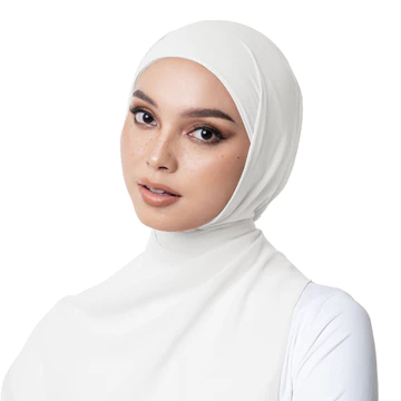 Hameeda 2in1 SADA Instant Pashmina Hijab With Inner Ceruty Chiffon Babydoll