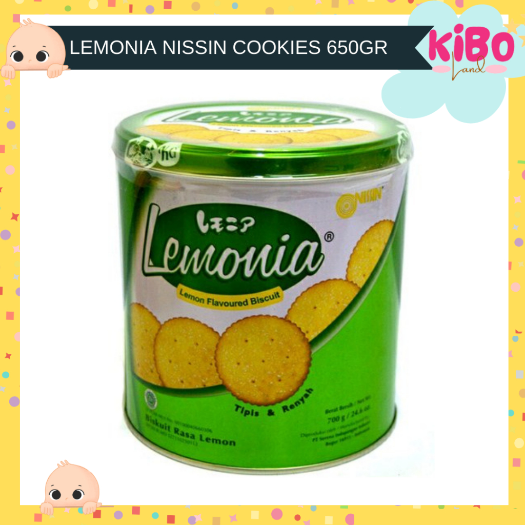 Jual Nissin Lemonia Cookies 650gr Biskuit Rasa Lemon Tipis Renyah Kemasan Kaleng Shopee