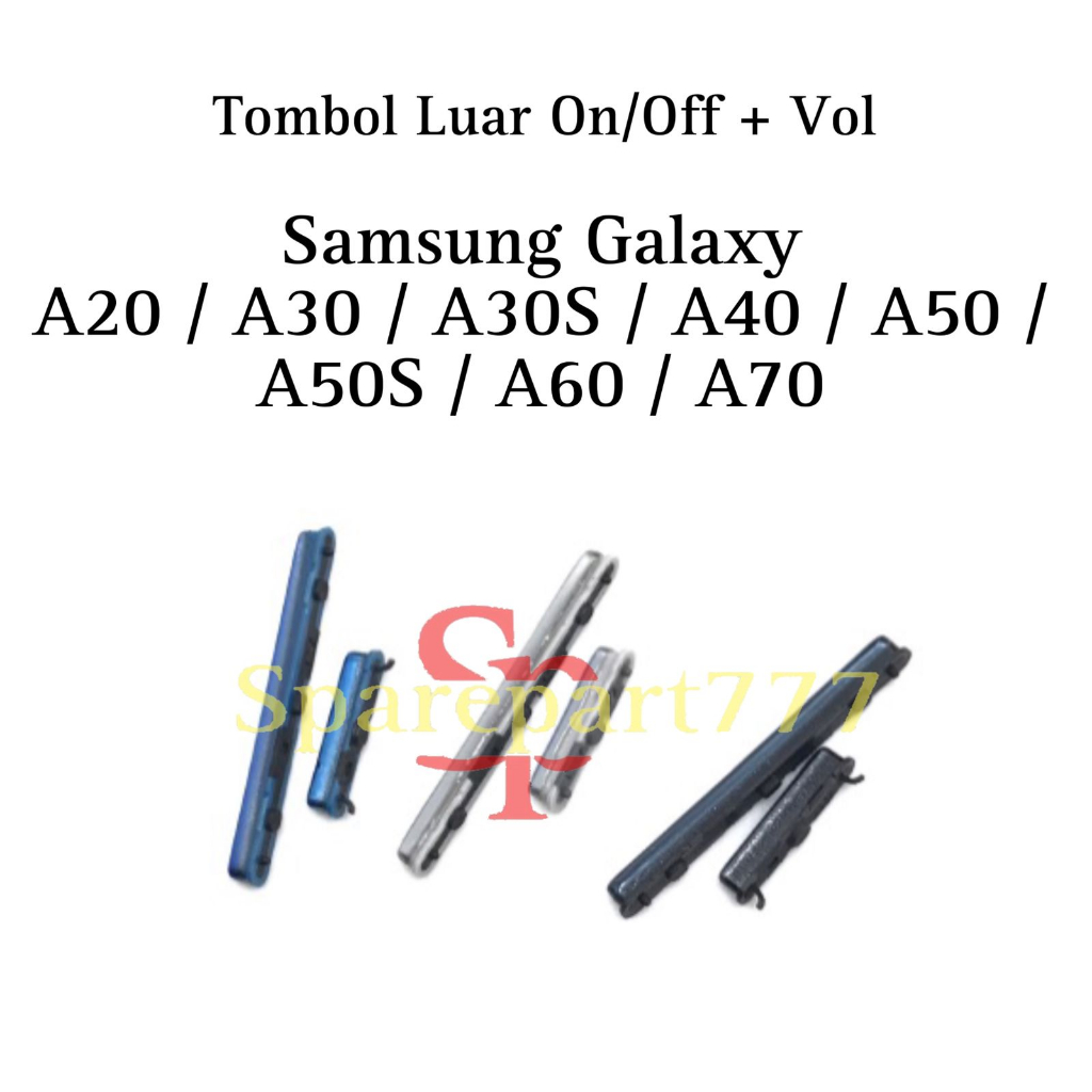 Jual Tombol 1 Set Power On Off Volume Samsung Galaxy A20 / A30 / A30S ...