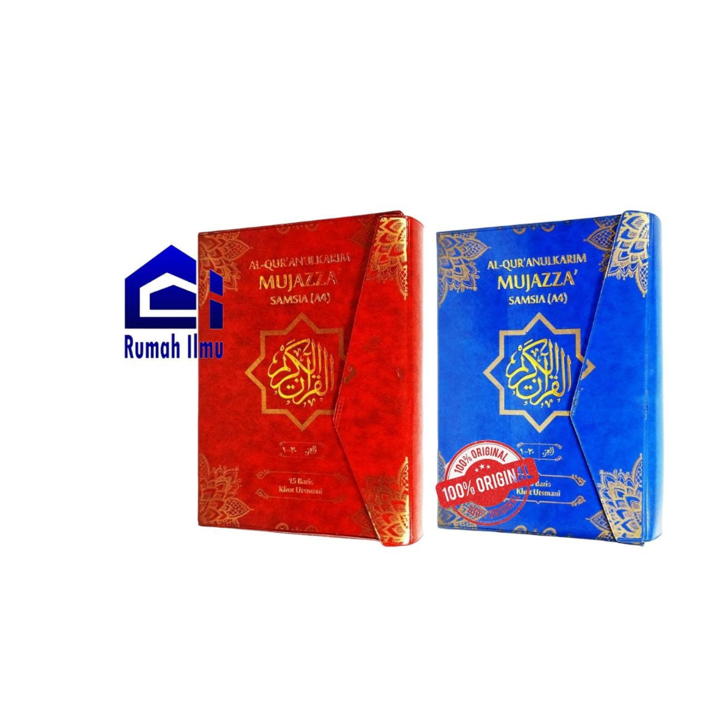 Jual Al Quran Mujazza Samsia A4 Kalp Per Juz 15 Baris Khat Utsmani Non