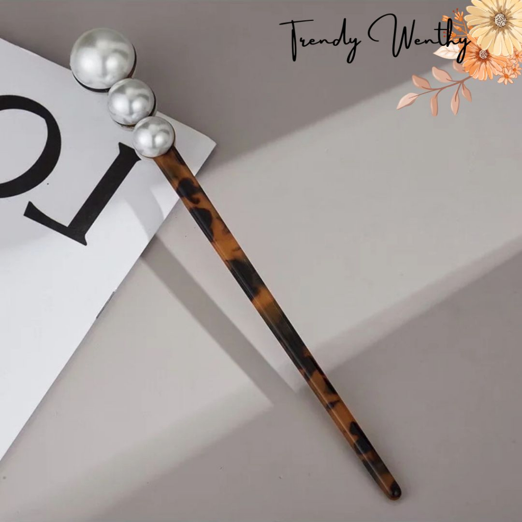 Jual TrendyWenthy Premium Hair Stick - Tusuk Konde Rambut Modern Mewah ...