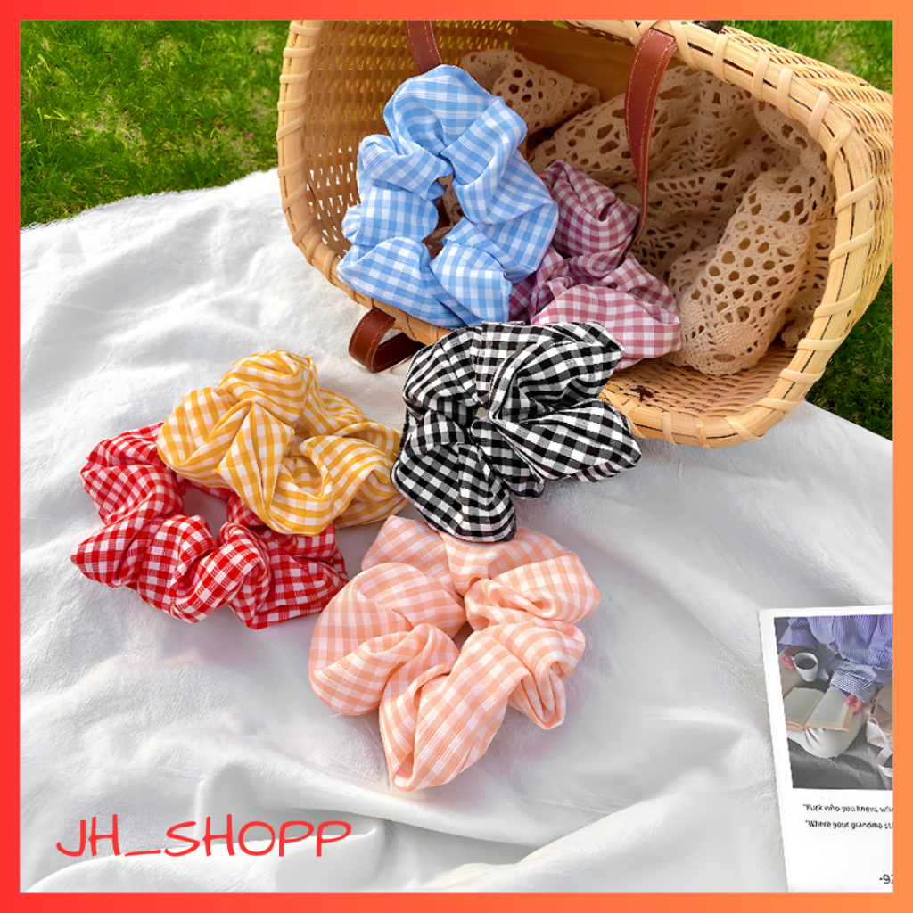 Jual JH Ikat rambut scrunchie korea style kunciran rambut model korean ...