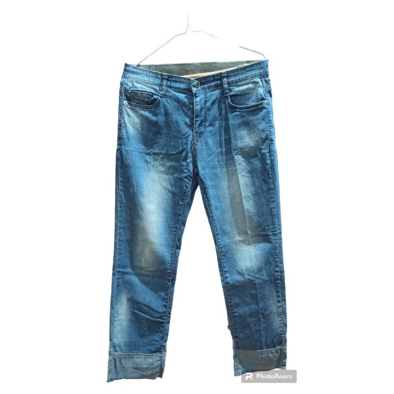Jual Thrift Celana Jeans Hw Model Stick Balik Ripped | Shopee Indonesia