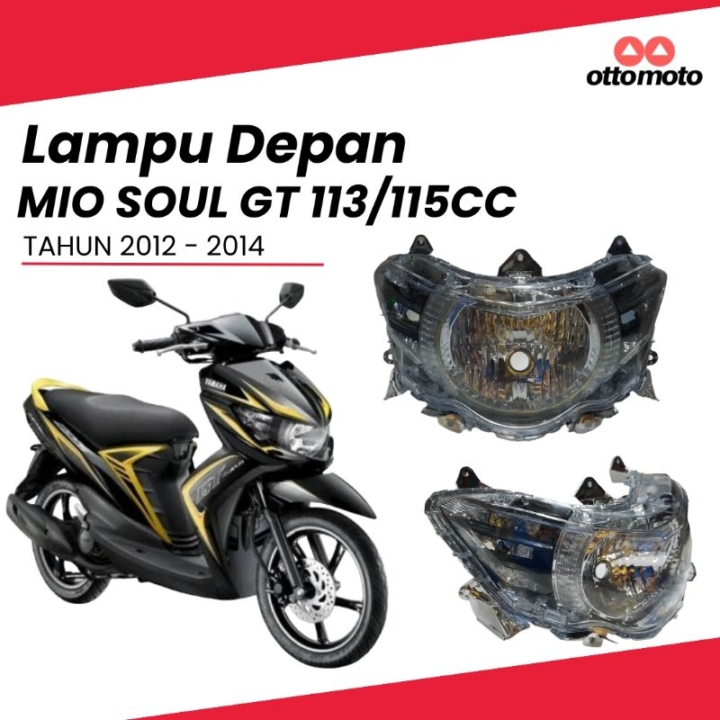 Jual REFLEKTOR LAMPU DEPAN HEADLAMP YAMAHA MIO SOUL GT 115 Fi 2012