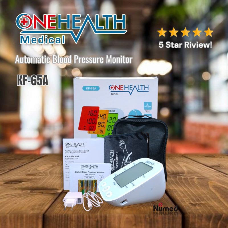 Jual Onehealth KF65A Automatic Blood Pressure Monitor + Adaptor