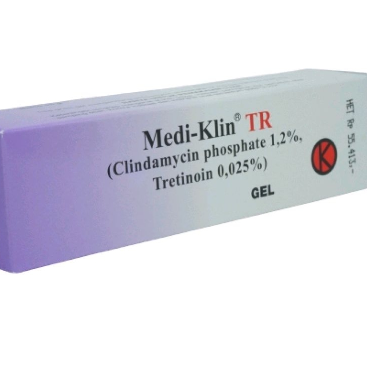 Jual MEDIKLIN TR GEL1 TUBE ISI 15 GRAM / CLINDAMICIN / TRETINOIN / GEL ...