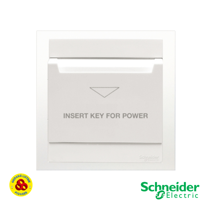 Jual Schneider Saklar Kartu KB31EKT Vivace Hotel Key Card Switch White ...