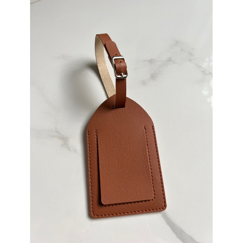 LOUIS VUITTON Vachetta Leather Luggage Tag 45981