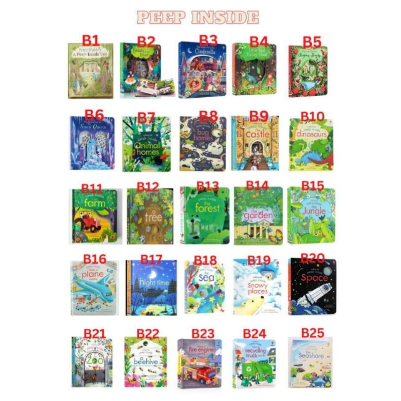 Jual USBORNE PEEP INSIDE | Shopee Indonesia