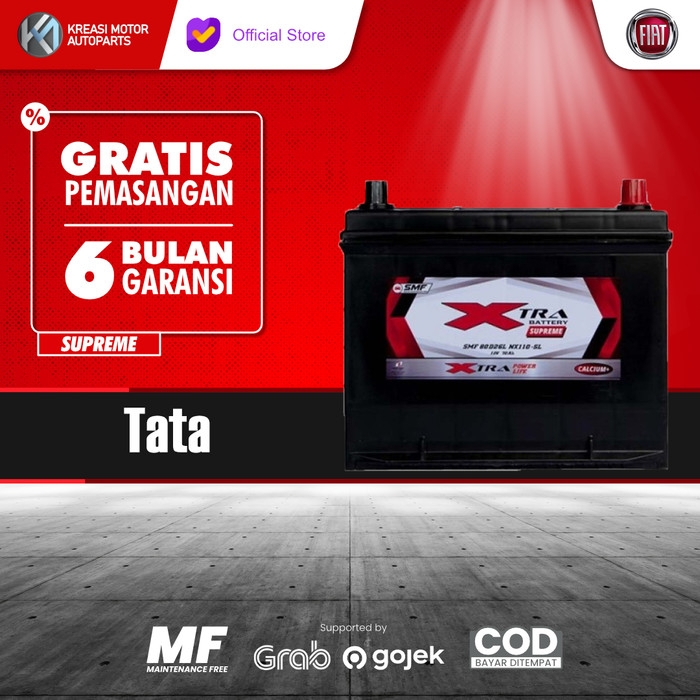 Jual XTRA SUPREME 54321/22 (DIN TYPE) - AKI KERING MF (MOBIL FIAT, TATA