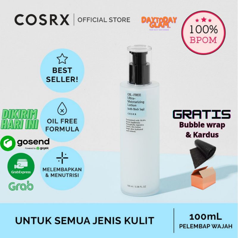 Jual COSRX OilFree UltraMoisturizing Lotion (with Birch Sap) 100ml untuk kulit berminyak dan