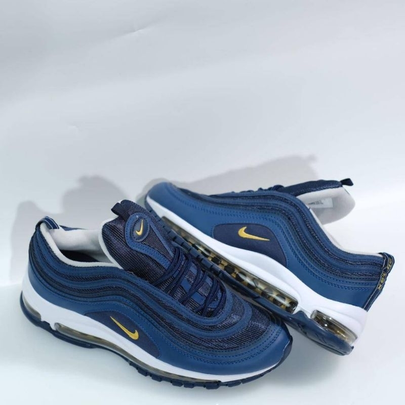 air max 97 navy blue and white