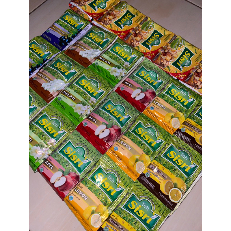 Jual Teh Sisri All Variant 1 Renceng - 10pcs | Shopee Indonesia