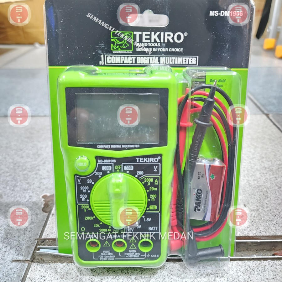 Jual Digital Multimeter Multitester Compact Lcd Display Tekiro Ms Dm Shopee Indonesia