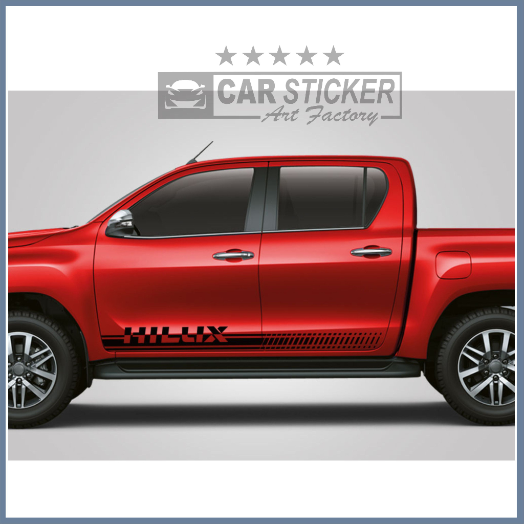 Jual HL2 Sticker Mobil Toyota Hilux / Stiker Striping Toyota Hilux ...