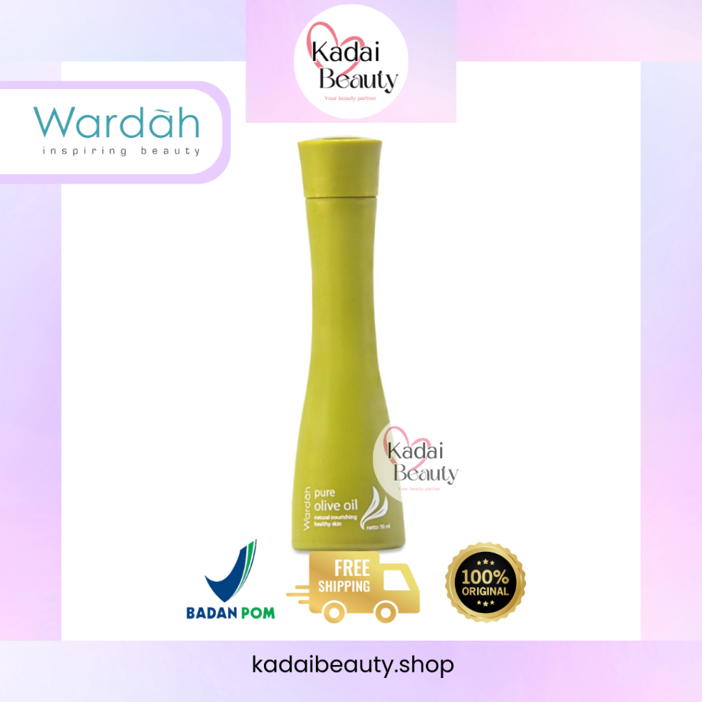 Jual Wardah Pure Olive Oil 50 ml Oil Multifungsi Untuk Wajah Lembap