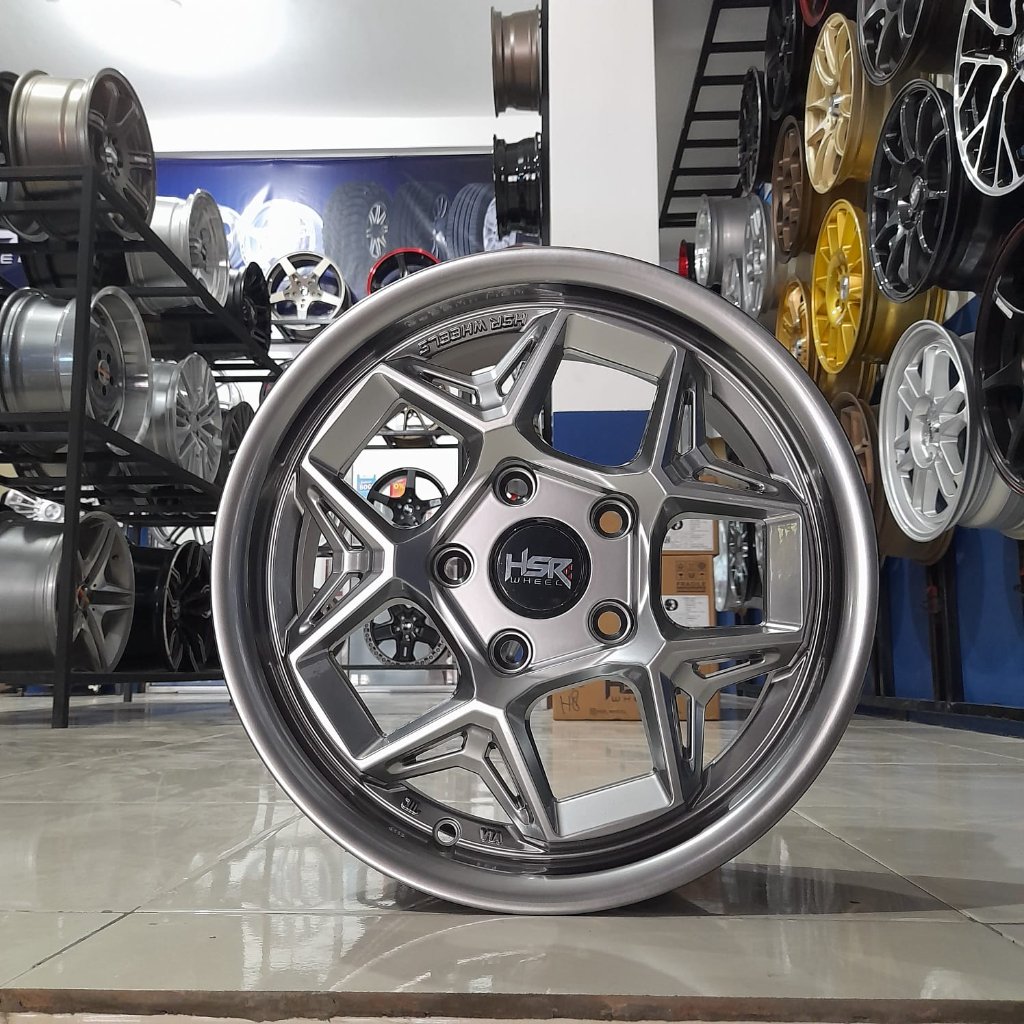 Jual velg mobil ring 15 HSR WASILE R15 buat ertiga innova grandmax ...