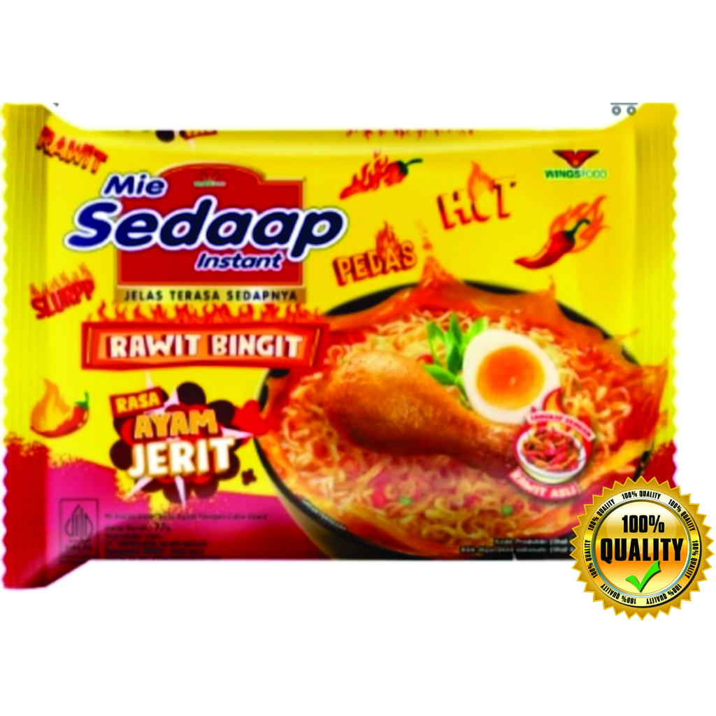 Jual Mie Sedaap Ayam Jerit Rawit Bingit 77gr Shopee Indonesia