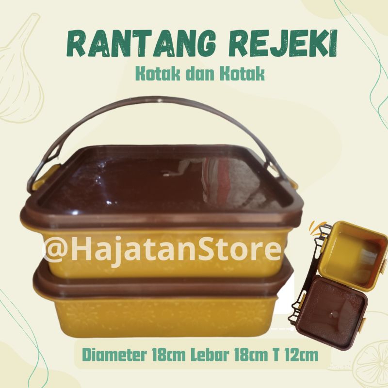 Jual RANTANG SUSUN DUA KOTAK KOTAK REJEKI / RANTANG HAJATAN SUSUN DUA ...