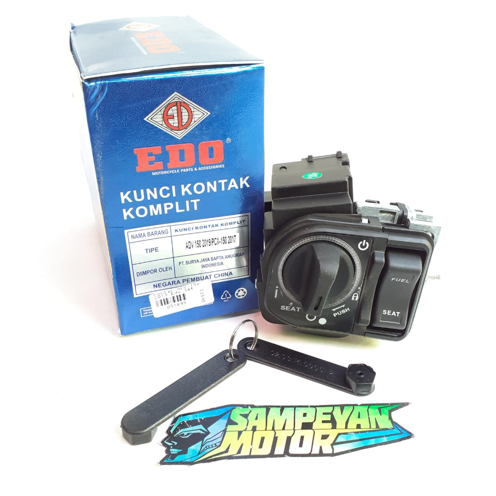 Jual Kunci Kontak Motor Set Bukaan Tombol Emergency Key Jok Honda Adv