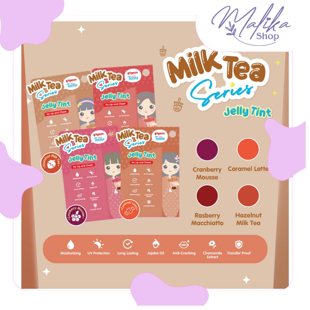 Jual PIGEON TEENS JELLY TINT MILK TEA | Shopee Indonesia