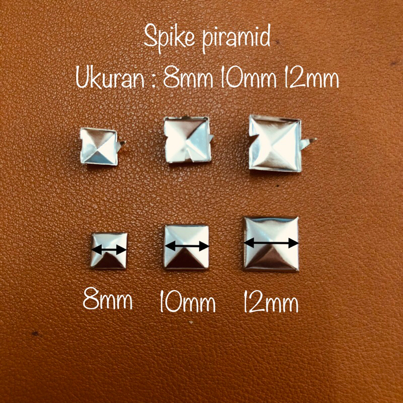 Jual spike piramid / stude piramid per 144 pcs termurah / spike gesper ...
