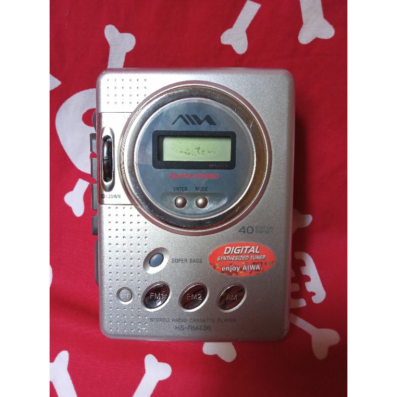 AIWA RADIO CASSETTE PLAYER BBE 削が HS-RX70