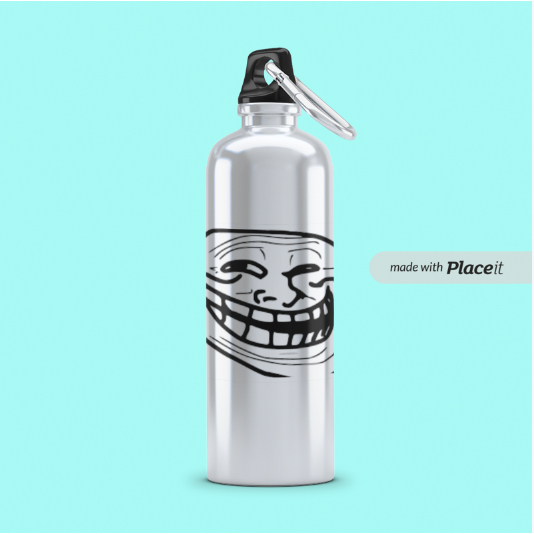 Jual Botol Sport troll face | Shopee Indonesia