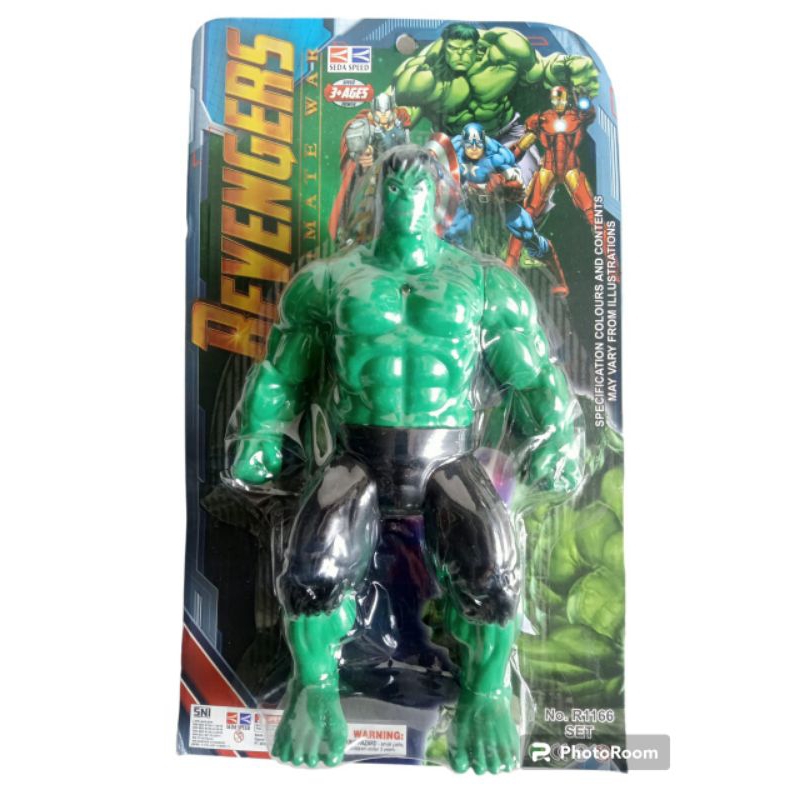 Jual mainan Hulk robot hulk hijau nyala lampu