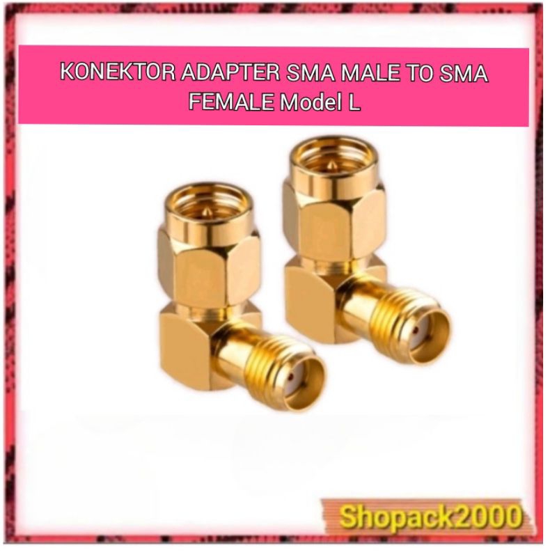 Jual Konektor Conector Adapter Sma Male To Sma Female Shopee Indonesia