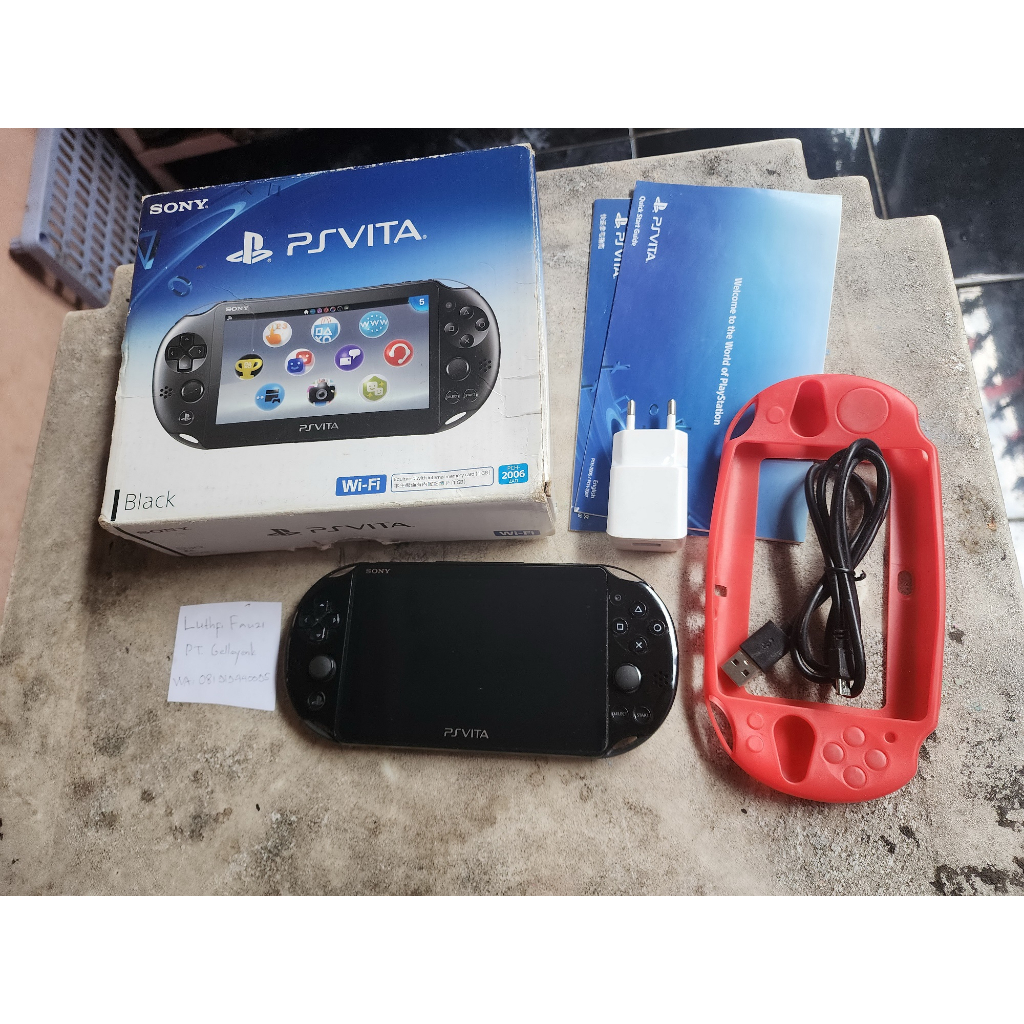 Jual PlayStation PS Vita Slim Black Fullset 64GB Henkaku 04 Shopee