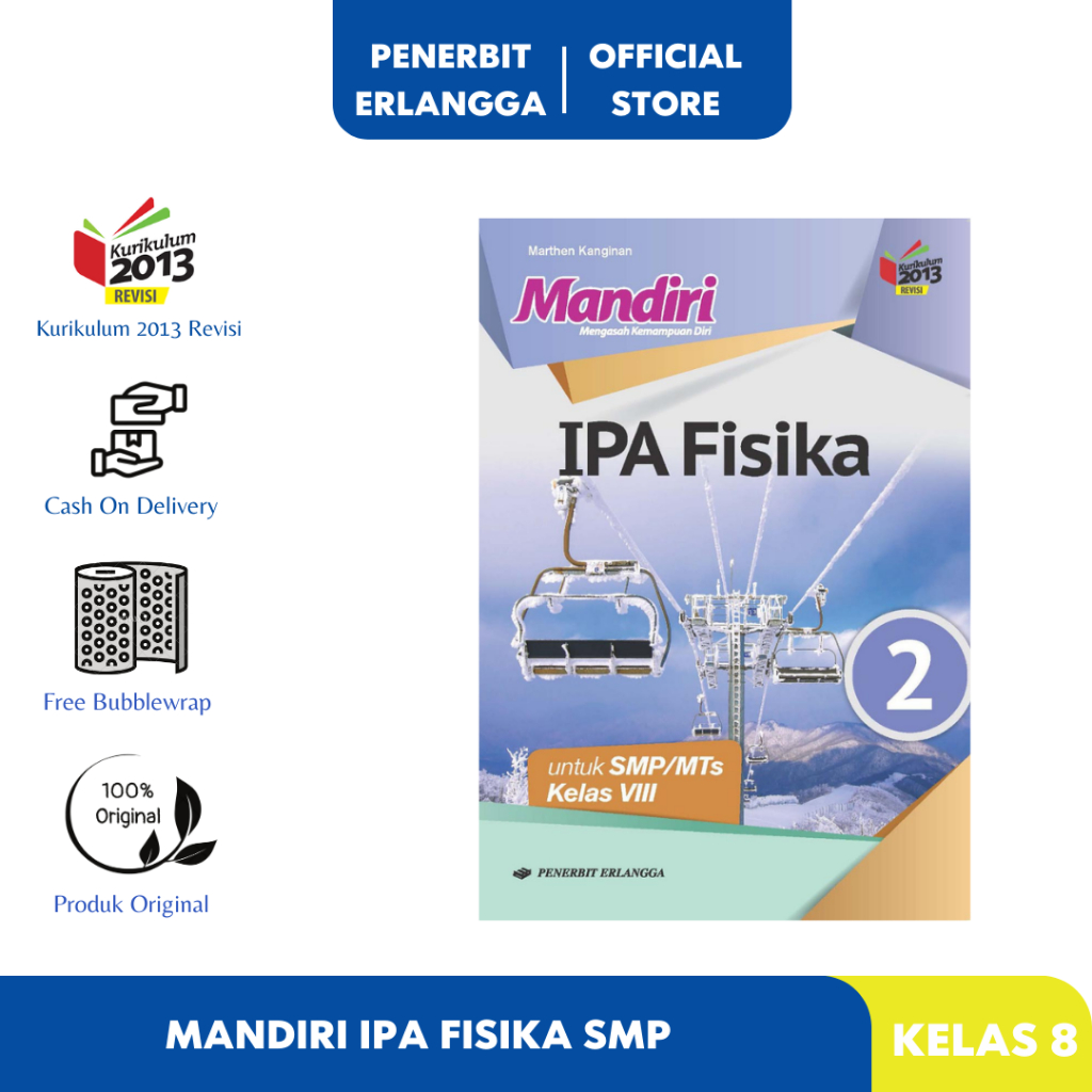 Jual Mandiri Ipa Fisika Smp Kelas 8 Kurikulum 2013 Revisi Erlangga Shopee Indonesia