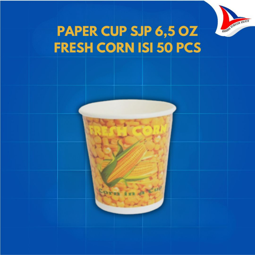 Jual Paper Cup Sjp 6,5 Oz Fresh Corn / Gelas Kertas Kopi Isi 50 Pcs ...