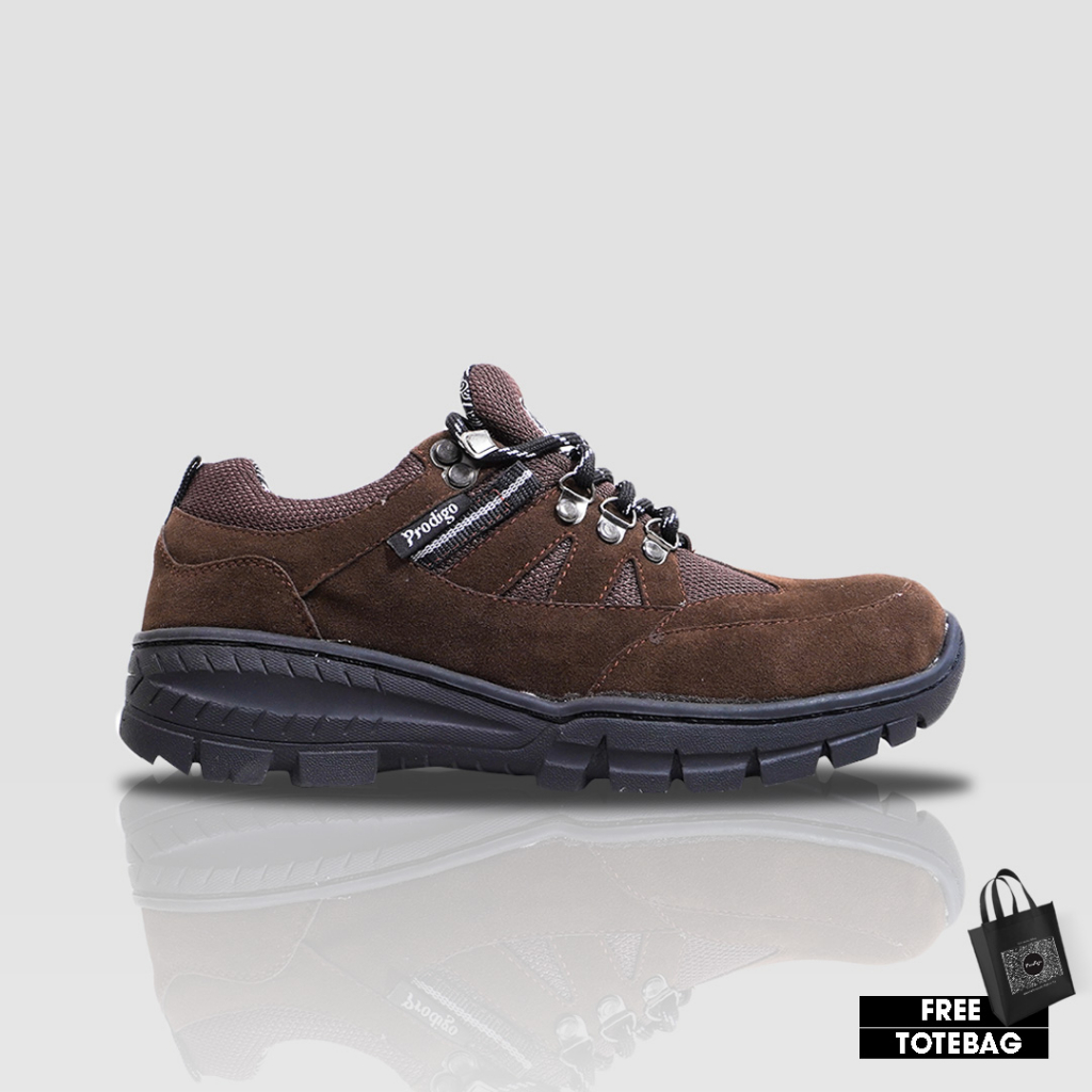 Jual Prodigo Sepatu Hiking Pria Trikora Brown I Sepatu Olahraga Outdoor Original I Sepatu