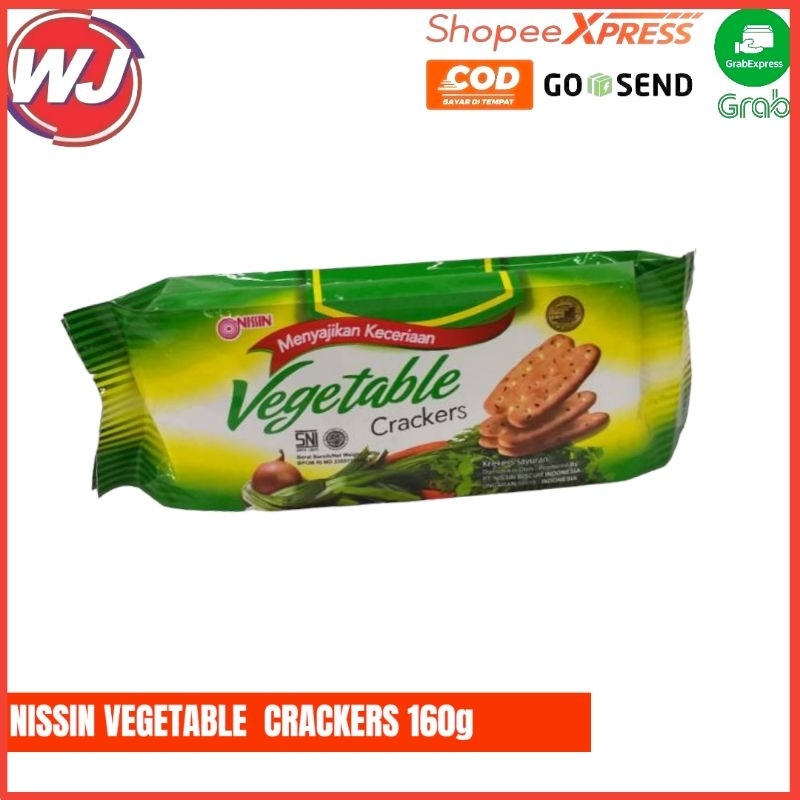 Jual Nissin Vegetable Crackers 160 G Shopee Indonesia