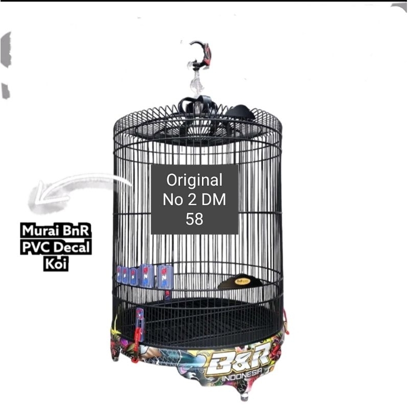 Jual KANDANG SANGKAR MURAI BNR PVC DECAL IKAN KOI | Shopee Indonesia