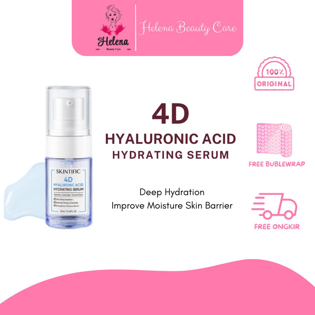 Jual SKINTIFIC 4D Pure Hyaluronic Acid Hydrating Serum Glowing Mist