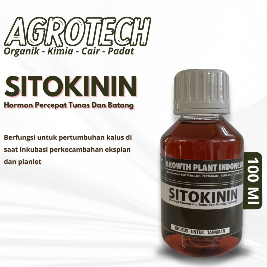 Jual Sitokinin Kemasan 100 Ml Hormon Vitamin Pertumbuhan Tanaman Cair ...