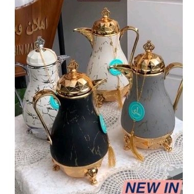 Jual Arabian Premium vacuum flask Termos air mable Gold Silver free ...