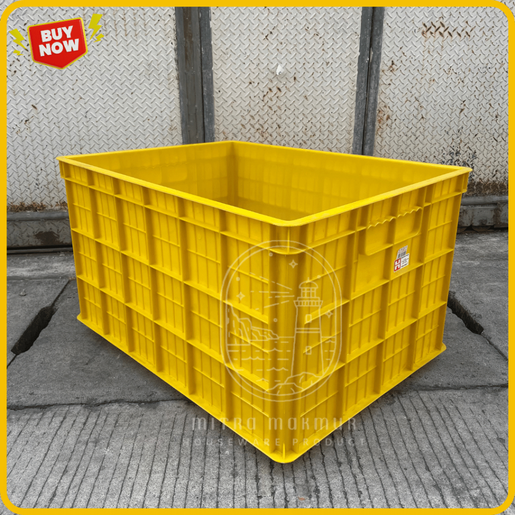 Jual KONTAINER BOX RODA INDUSTRI 200 LITER HANATA 3101 CONTAINER BOX