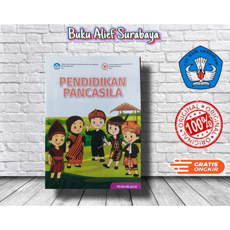 Jual Buku Paket Siswa PENDIDIKAN PANCASILA PPKN SD/MI Kelas 3 Kurikulum ...