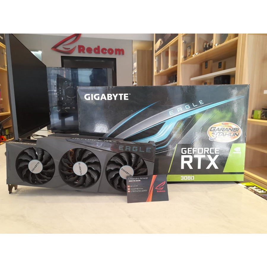 Jual Gigabyte RTX 3080 RTX 3080 EAGLE 10GB OC 2nd Shopee Indonesia