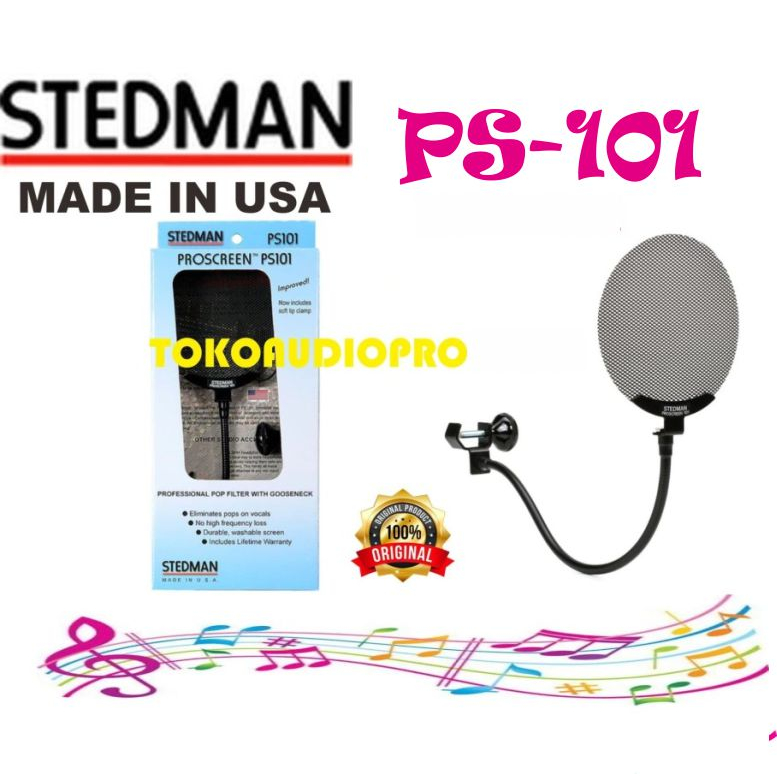 Stedman Ps101 Stedman Proscreen PS101 - Metal Pop Filter With